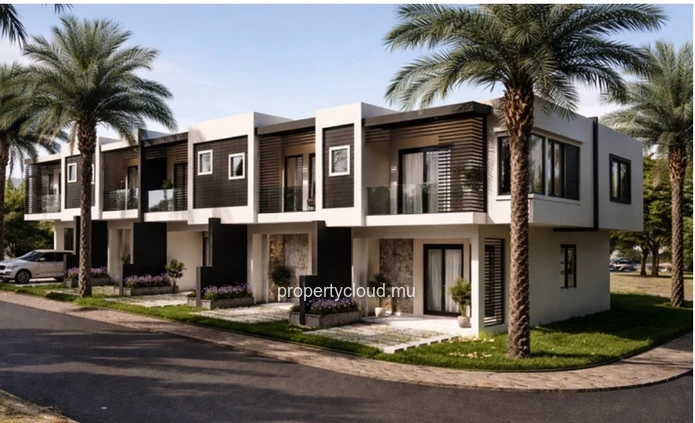 Flic en Flac Ile Maurice Projet de 5 duplex 2 chambres à vendre