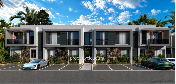 Flic en Flac Ile Maurice Superbe projet d’appartements 3 chambres avec piscine commune