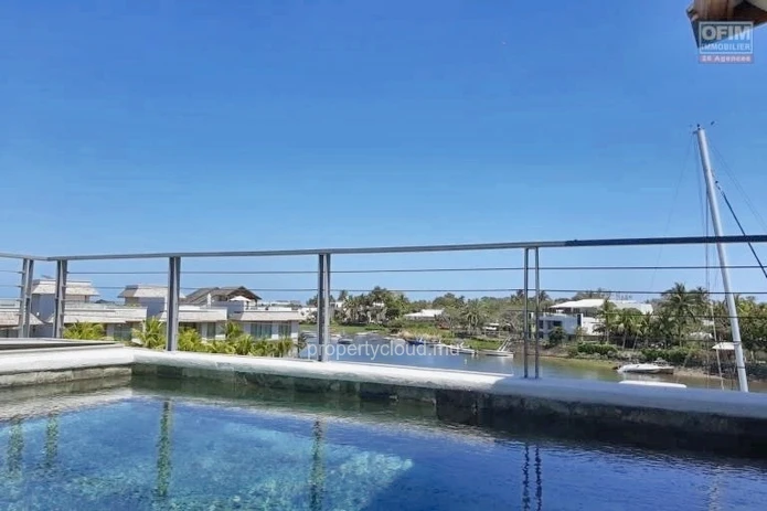 Black River for sale 3 bedroom penthouse, waterfront, located in the only residential marina of the island.