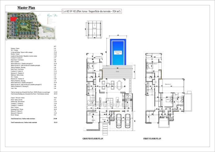 High-end residential project located in Calodyne in the north of Mauritius