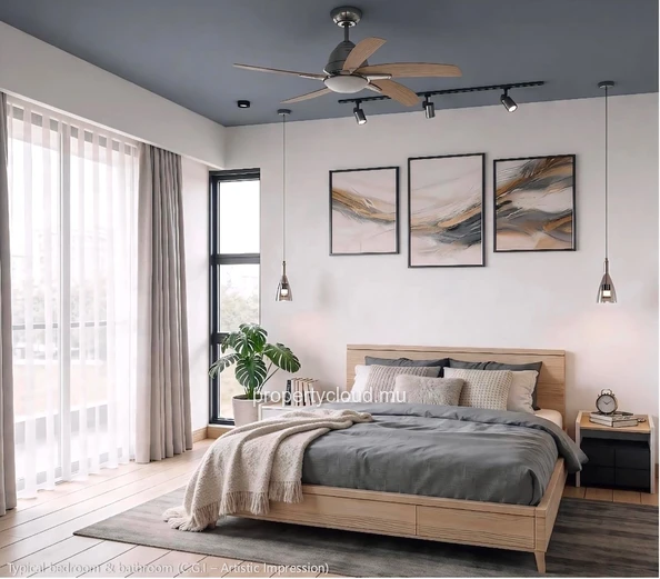 Flic en Flac Ile Maurice Superbe projet d’appartements 3 chambres avec piscine commune