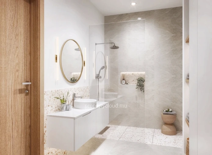 For Sale 2-bedroom penthouse of 127m² in the heart of Tamarin available to foreigners (R+2)