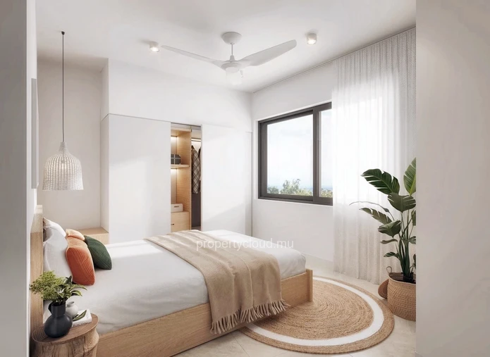 For sale 2-bedroom apartments from 94 to 127m² in the heart of Tamarin available to foreigners(R+2)