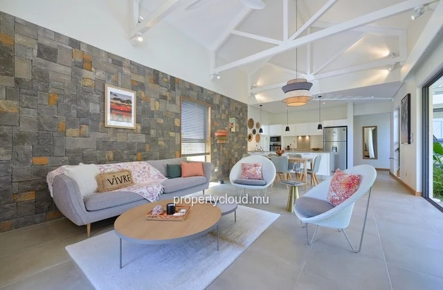 For sale: magnificent villa in a residence accessible to foreigners in Grand Baie, La Salette.
