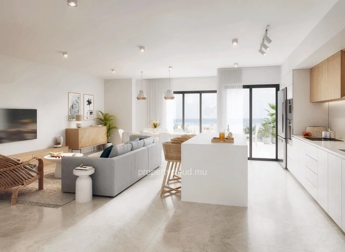 A vendre appartements de 3 chambres de 128 à 146m² acessible aux étrangers (R+2) au cœur de Tamarin.