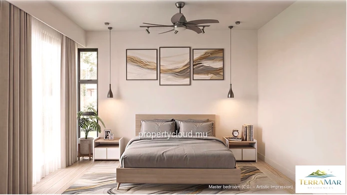 Flic en Flac Ile Maurice Superbe projet d’appartements 3 chambres avec piscine commune