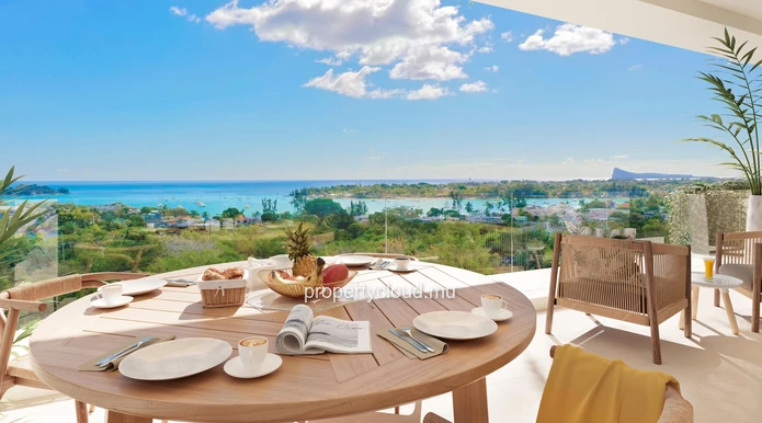 Accessible to foreigners: 3 bedroom apartment with communal pool in Grand Baie La Croisette.