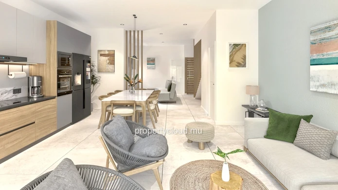 Tamarin à vendre duplex 3 chambres en PDS accessibles aux étrangers situé au cœur de ville à proximité des commerces,...