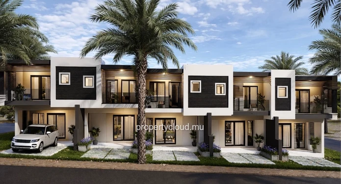 Flic en Flac Ile Maurice Projet de 5 duplex 2 chambres à vendre