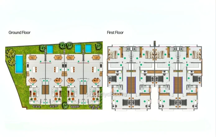 Tamarin à vendre duplex 3 chambres en PDS accessibles aux étrangers situé au cœur de ville à proximité des commerces,...